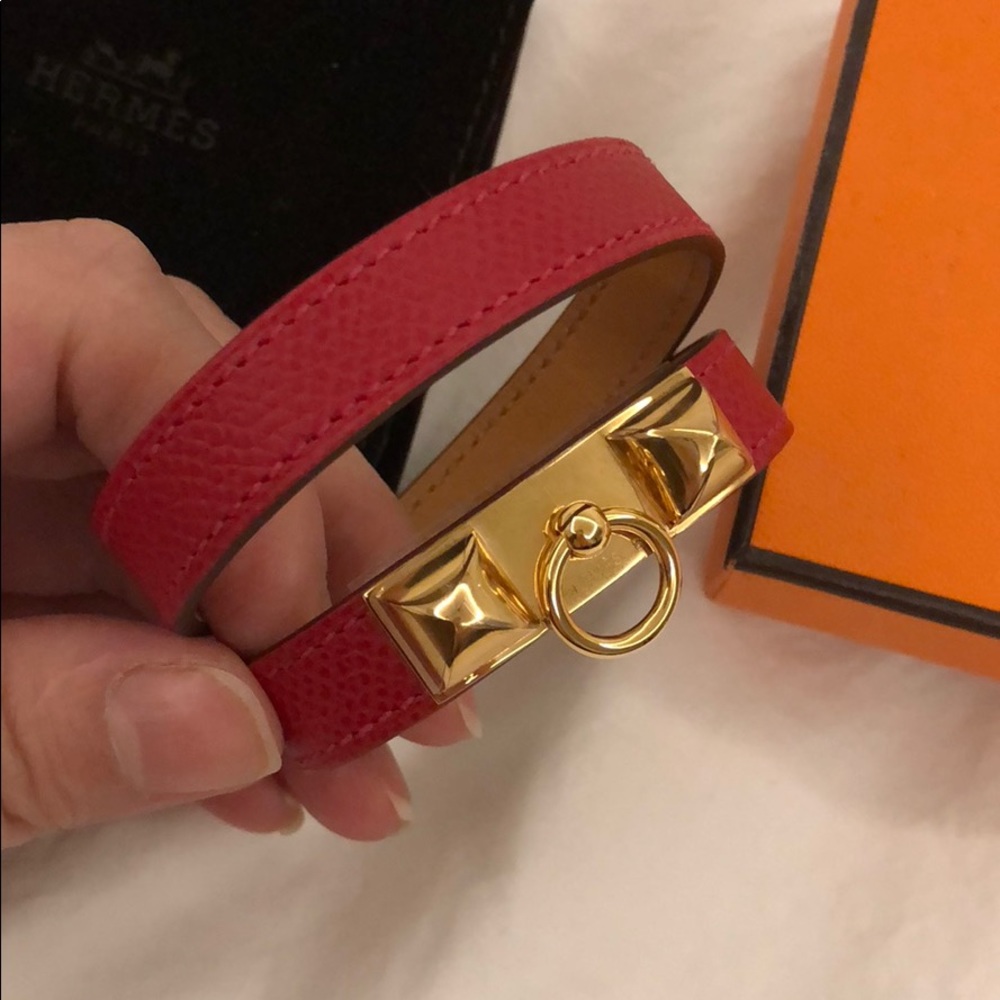 ✨HP✨ 💯% authentic NWT Hermes rivale bracelet - Picture 5 of 9